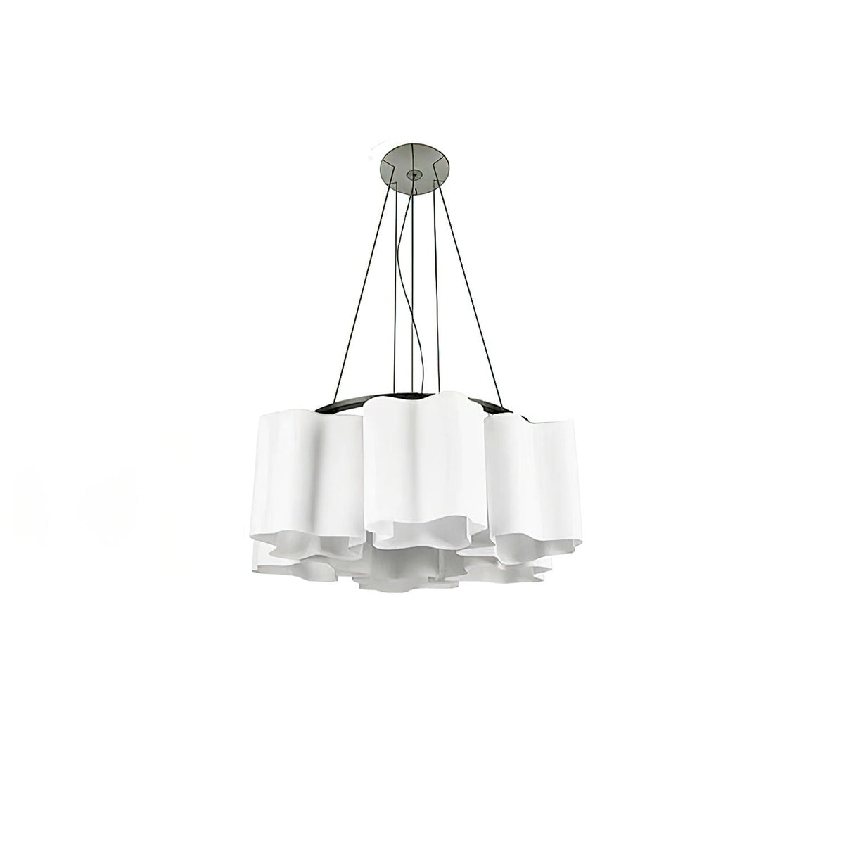 Luminara Sculpted Glass Chandelier for Modern Interiors