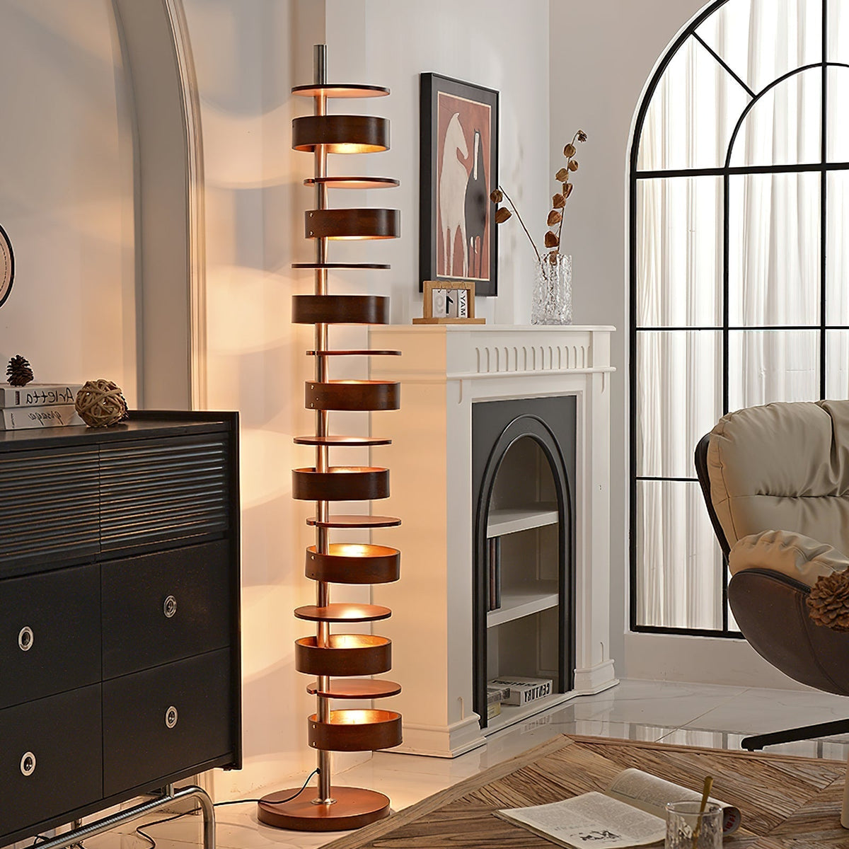 Luminis Wooden Floor Lamp