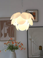 Luminous Petal Glass Chandelier