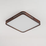 Lumis Halo Ceiling Light – Modern Round LED Flush Mount with Wood Accent