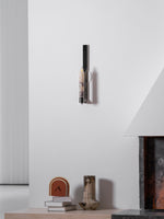 Lumivolt Alabaster Wall Sconce – Modern Marble & Metal Wall Light