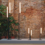 Lumo Arc Duo Outdoor Post Lamp – Modern LED Garden Lighting