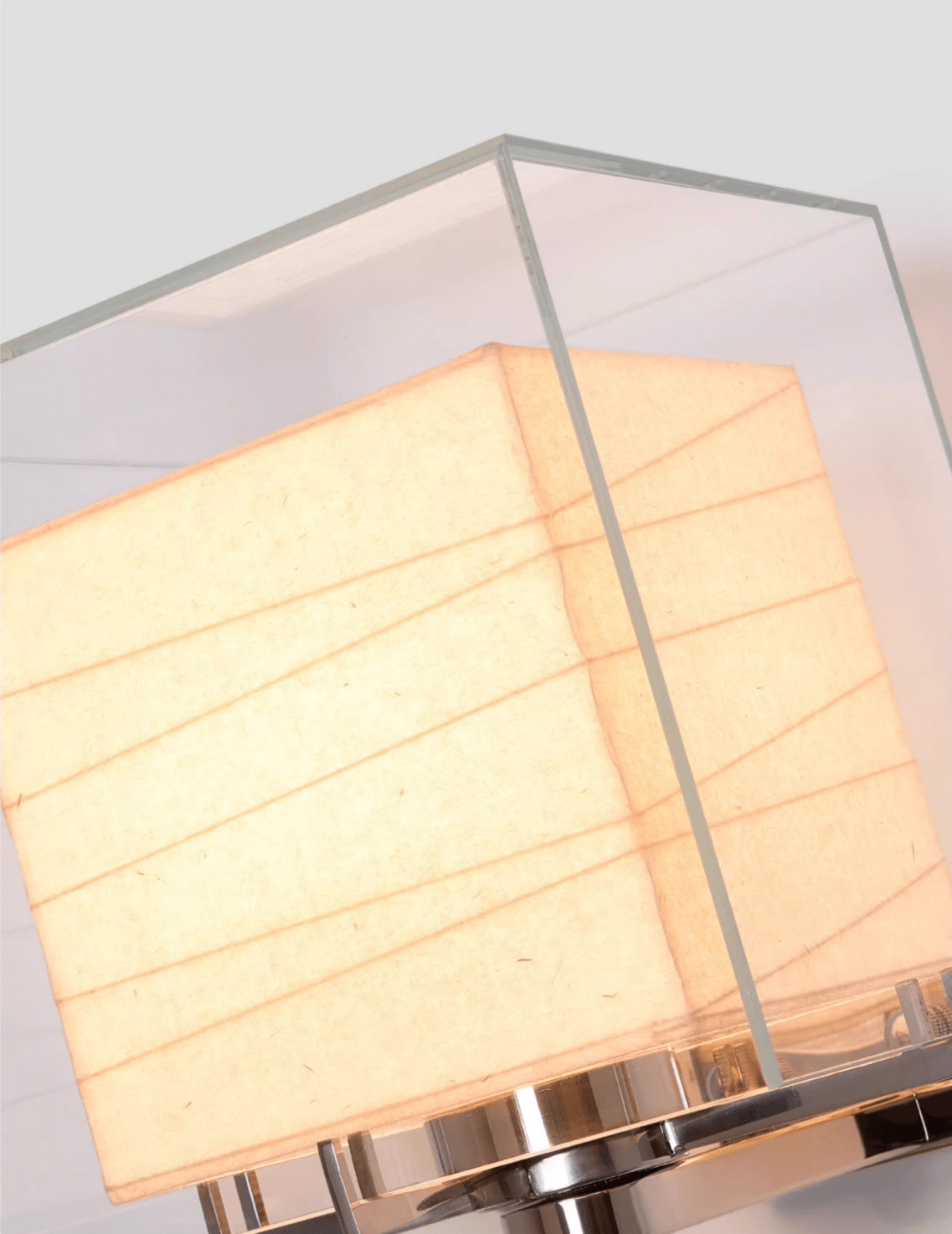 Lumo Cube Wall Sconce – Modern Chrome & Glass Architectural Lighting