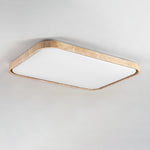 Lumo Stone Travertine LED Flush Mount Ceiling Light for Modern Interiors