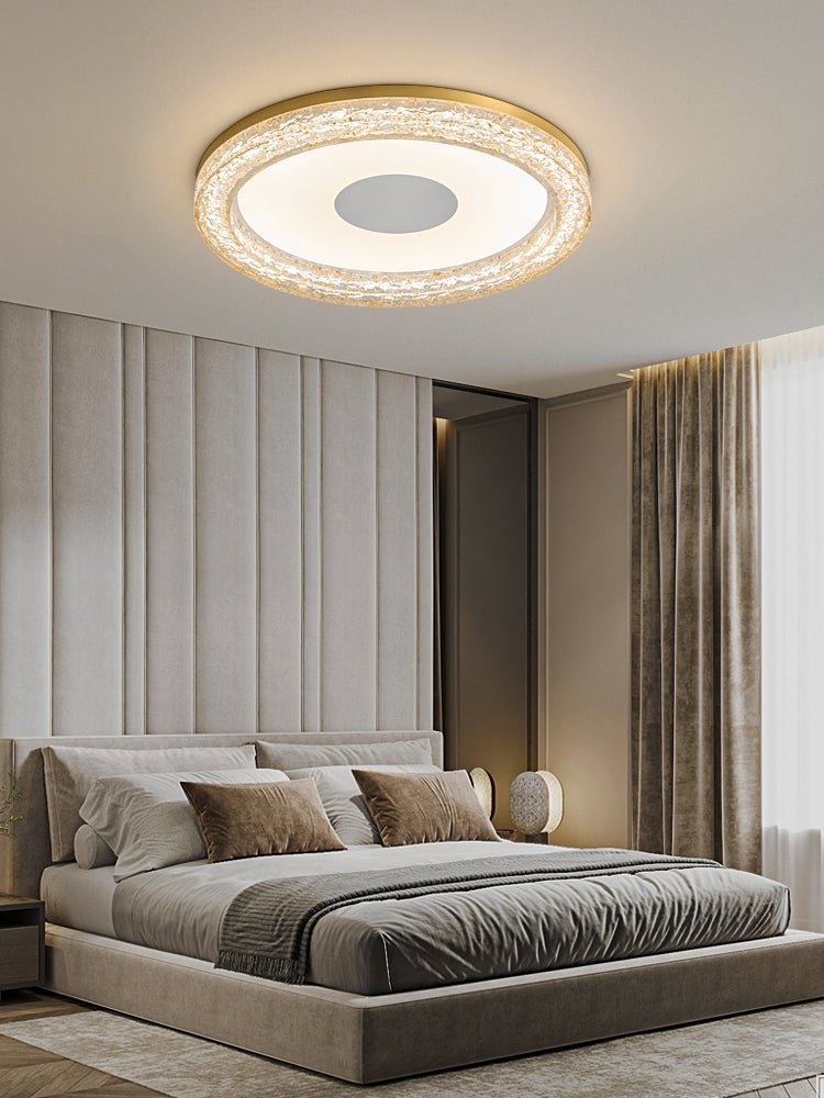 Lumora Resin Ceiling Light – Modern Flush Mount LED Fixture