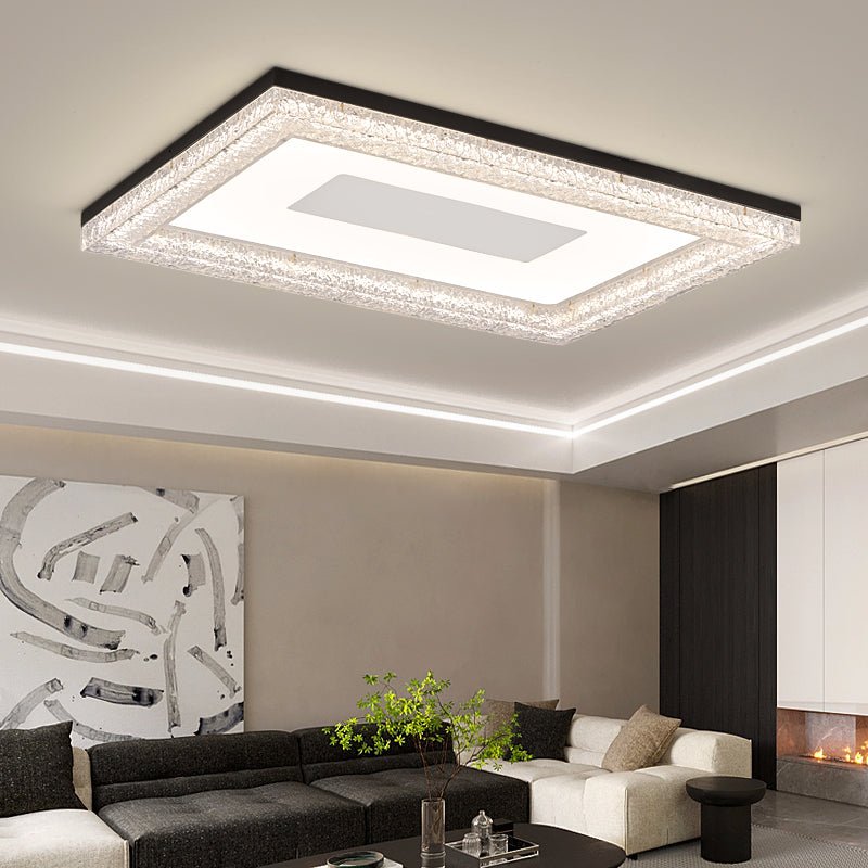 Lumora Resin Ceiling Light – Modern Flush Mount LED Fixture