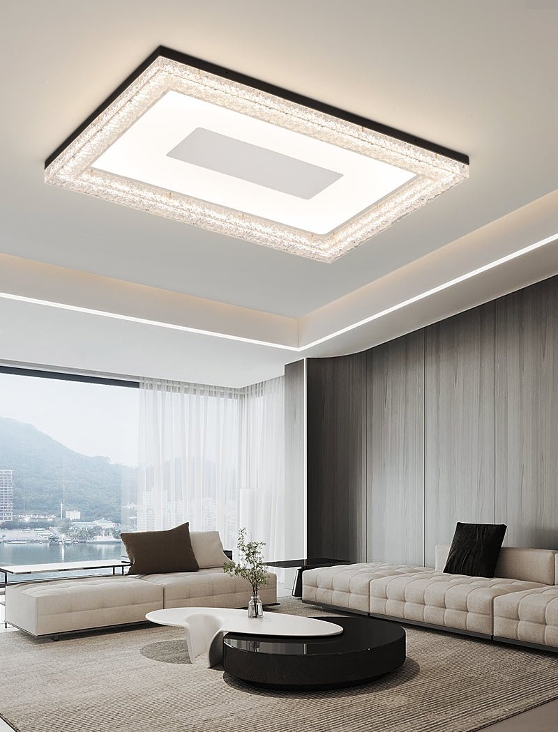 Lumora Resin Ceiling Light – Modern Flush Mount LED Fixture