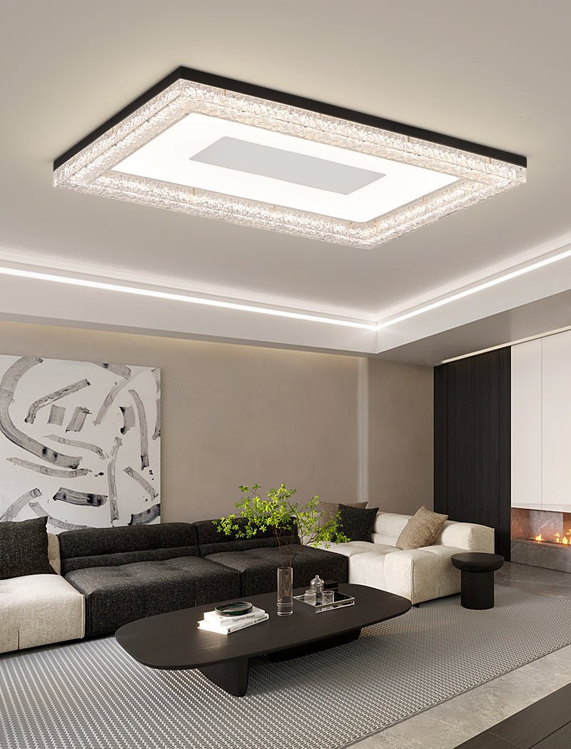 Lumora Resin Ceiling Light – Modern Flush Mount LED Fixture