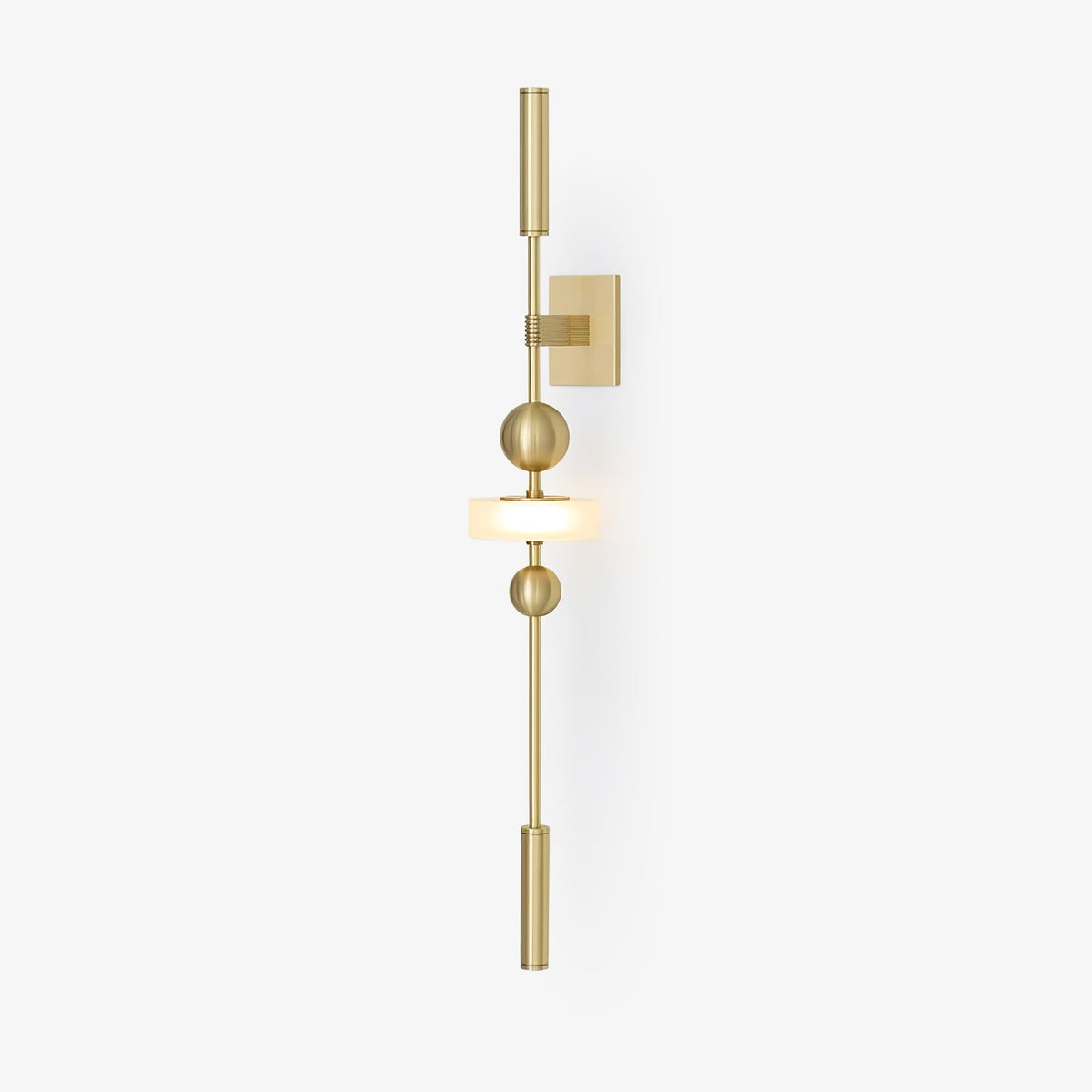 Lumos Wall Sconce – Modern LED Wall Light in Gold Finish