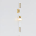 Lumos Wall Sconce – Modern LED Wall Light in Gold Finish