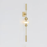 Lumos Wall Sconce – Modern LED Wall Light in Gold Finish