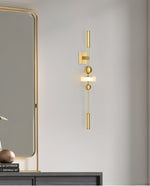 Lumos Wall Sconce – Modern LED Wall Light in Gold Finish