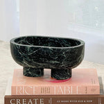 Luna Marble Tray in Natural Stone for Elegant Interiors