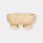 Luna Marble Tray in Natural Stone for Elegant Interiors