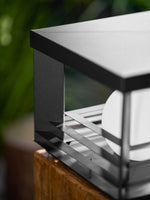 Lunar Crate Outdoor Table Lamp – Modern LED Garden Light