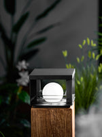 Lunar Crate Outdoor Table Lamp – Modern LED Garden Light