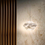 Alabaster Veil Pendant Light – Modern Designer Hanging Lamp for Dining & Living