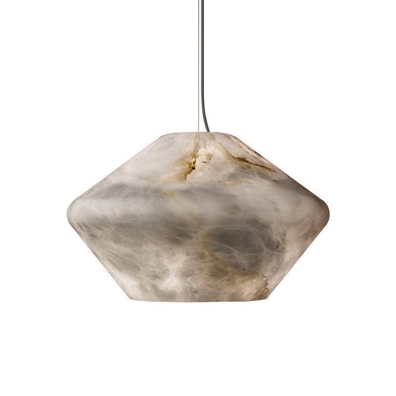 Alabaster Veil Pendant Light – Modern Designer Hanging Lamp for Dining & Living