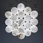 Lunar Alabaster Spherical Chandelier