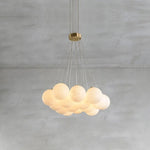 Lunar Alabaster Spherical Chandelier