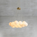 Lunar Alabaster Spherical Chandelier