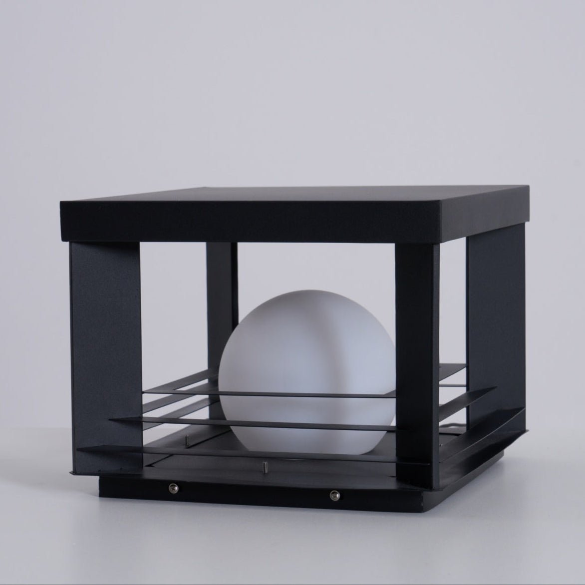 Lunar Crate Outdoor Table Lamp – Modern LED Garden Light