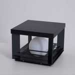 Lunar Crate Outdoor Table Lamp – Modern LED Garden Light