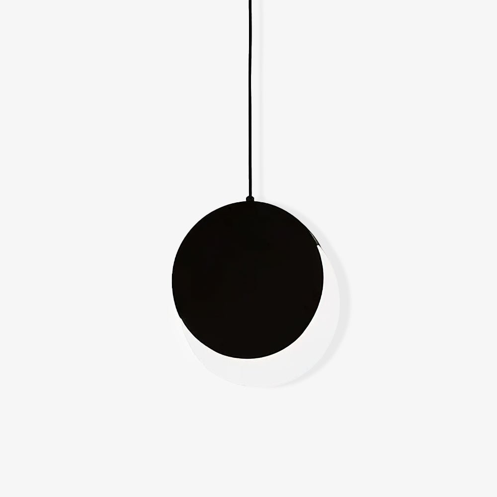 Lunar Eclipse LED Pendant Light – Modern Minimalist Ceiling Lamp for Bedroom & Dining Room