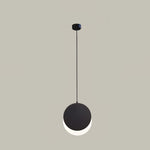 Lunar Eclipse LED Pendant Light – Modern Minimalist Ceiling Lamp for Bedroom & Dining Room