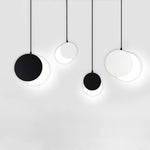 Lunar Eclipse LED Pendant Light – Modern Minimalist Ceiling Lamp for Bedroom & Dining Room