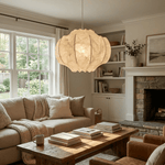 Lunara Silk Bloom Pendant Light – Handcrafted Mulberry Silk Chandelier for Modern Interiors