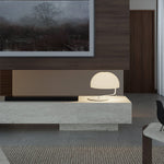 Lunarae Sculptural Table Lamp with Dome Shade for Modern Interiors