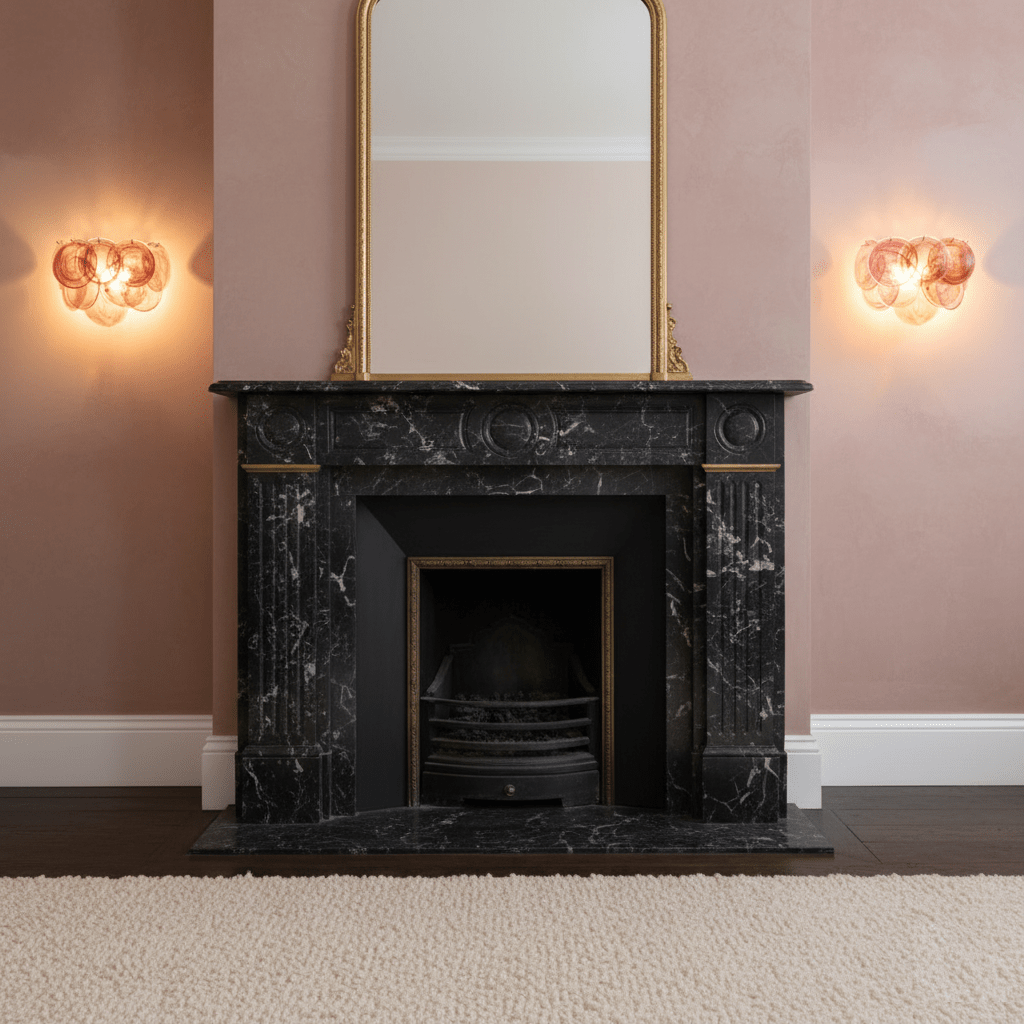 Lunaria Disc Glass Wall Sconce – Handcrafted Murano Glass, Nickel Finish