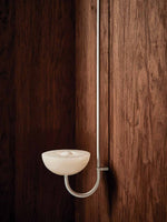 Lunaris Duo Alabaster Pendant Light – Modern Minimalist LED Chandelier