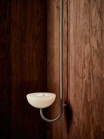 Lunaris Duo Alabaster Pendant Light – Modern Minimalist LED Chandelier