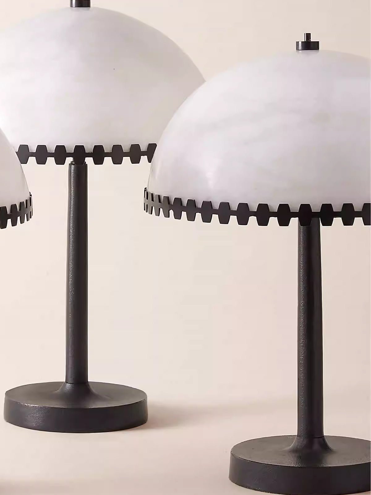 Lunarra Dome Alabaster Table Lamp – Modern Bedside & Living Room Lighting