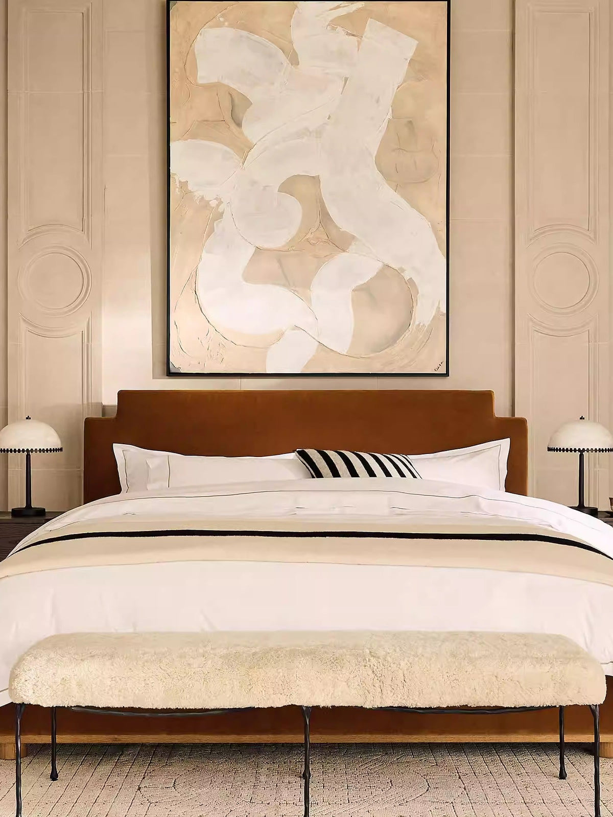 Lunarra Dome Alabaster Table Lamp – Modern Bedside & Living Room Lighting