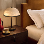 Lunarra Dome Alabaster Table Lamp – Modern Bedside & Living Room Lighting