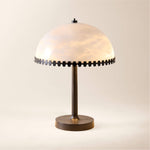 Lunarra Dome Alabaster Table Lamp – Modern Bedside & Living Room Lighting