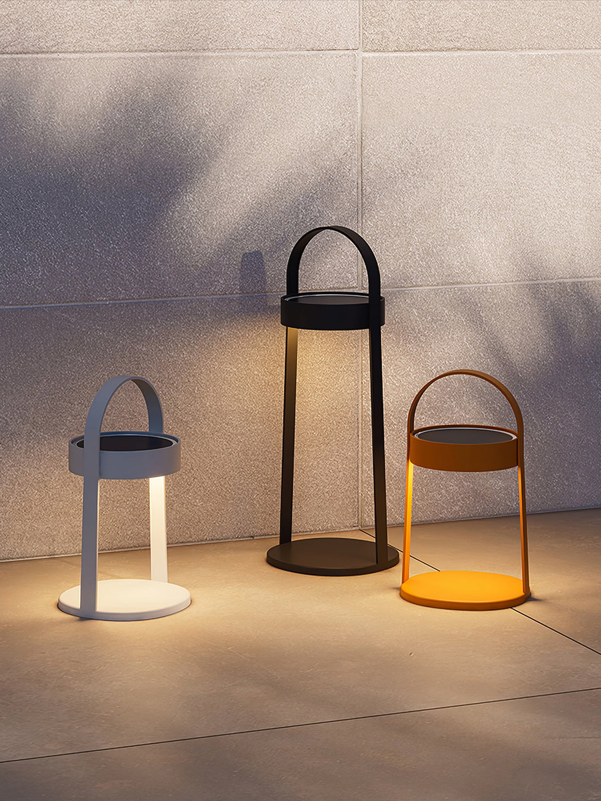Lunetta Arc Portable LED Table Lamp – Rechargeable Outdoor Lantern