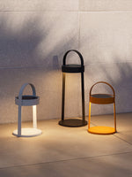 Lunetta Arc Portable LED Table Lamp – Rechargeable Outdoor Lantern