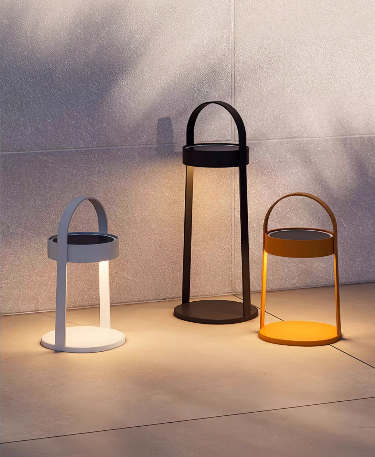 Lunetta Arc Portable LED Table Lamp – Rechargeable Outdoor Lantern