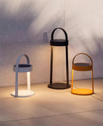 Lunetta Arc Portable LED Table Lamp – Rechargeable Outdoor Lantern