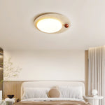 Luno Arte Travertine Ceiling Light – Modern Organic LED Flush Mount