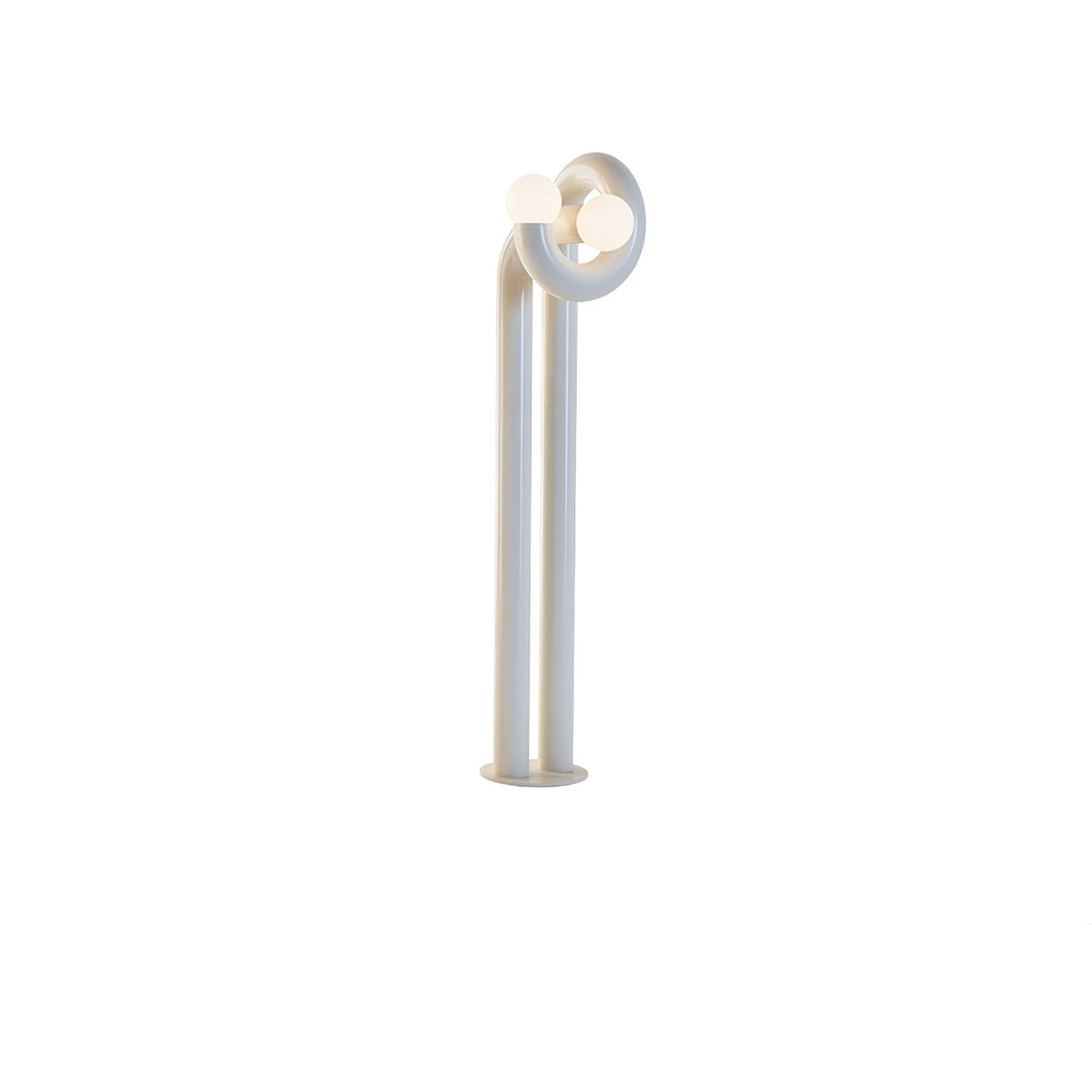 Luno Pop Floor Lamp – Modern Sculptural Floor Light in Glossy Blue