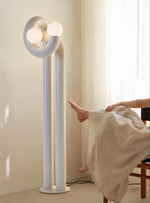Luno Pop Floor Lamp – Modern Sculptural Floor Light in Glossy Blue