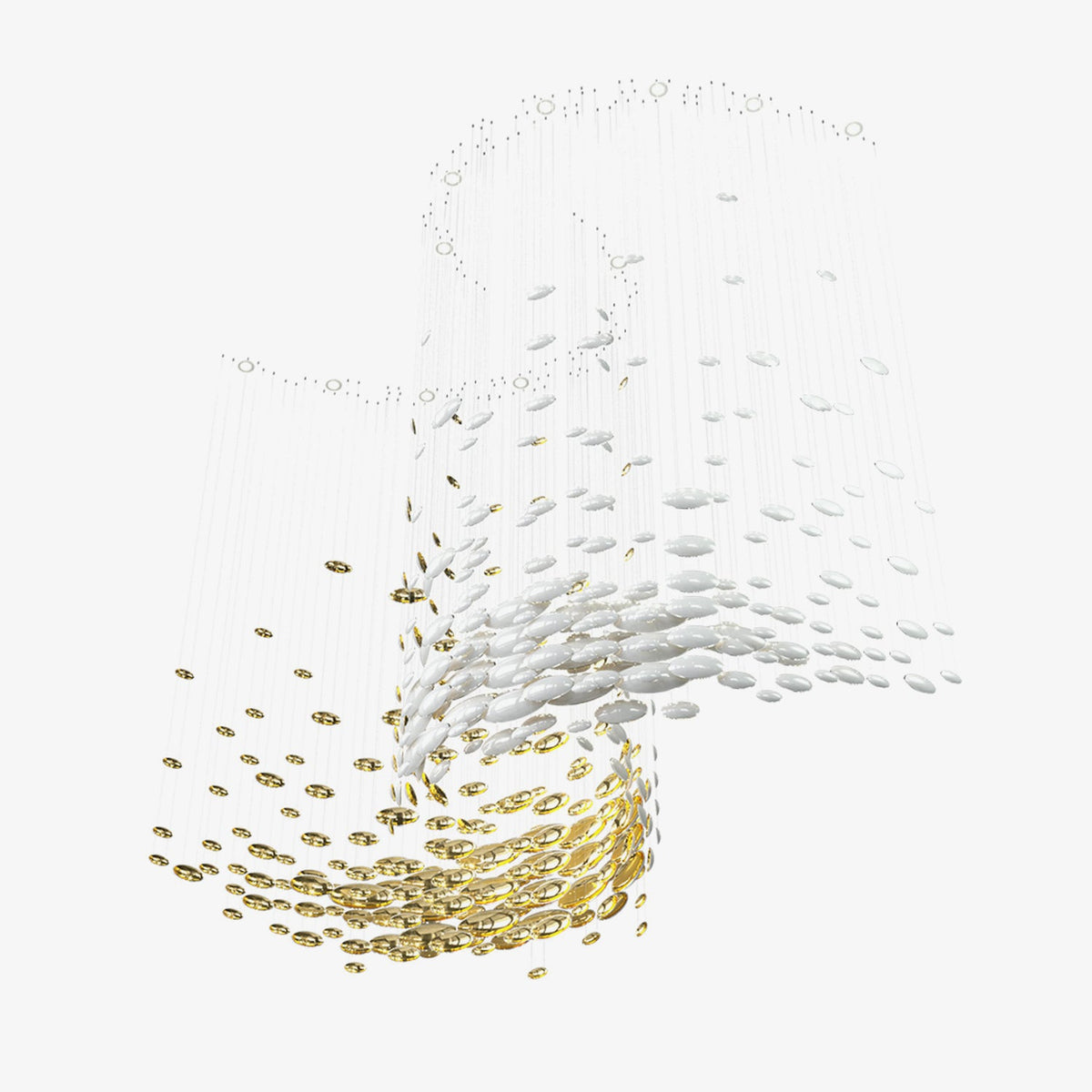 Lustre Bowl Collection Modern Crystal Glass Chandelier