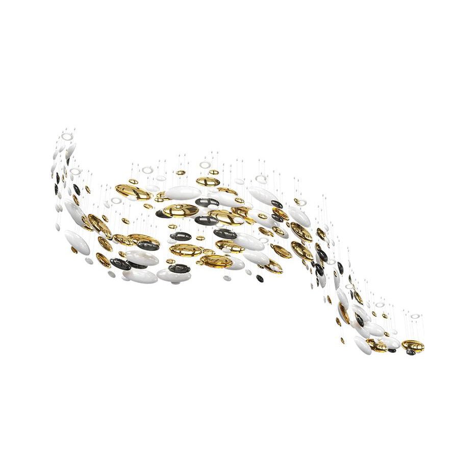 Lustre Bowl Collection Modern Crystal Glass Chandelier