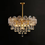 Luxurious Droplet Copper Chandelier