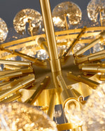 Luxurious Droplet Copper Chandelier